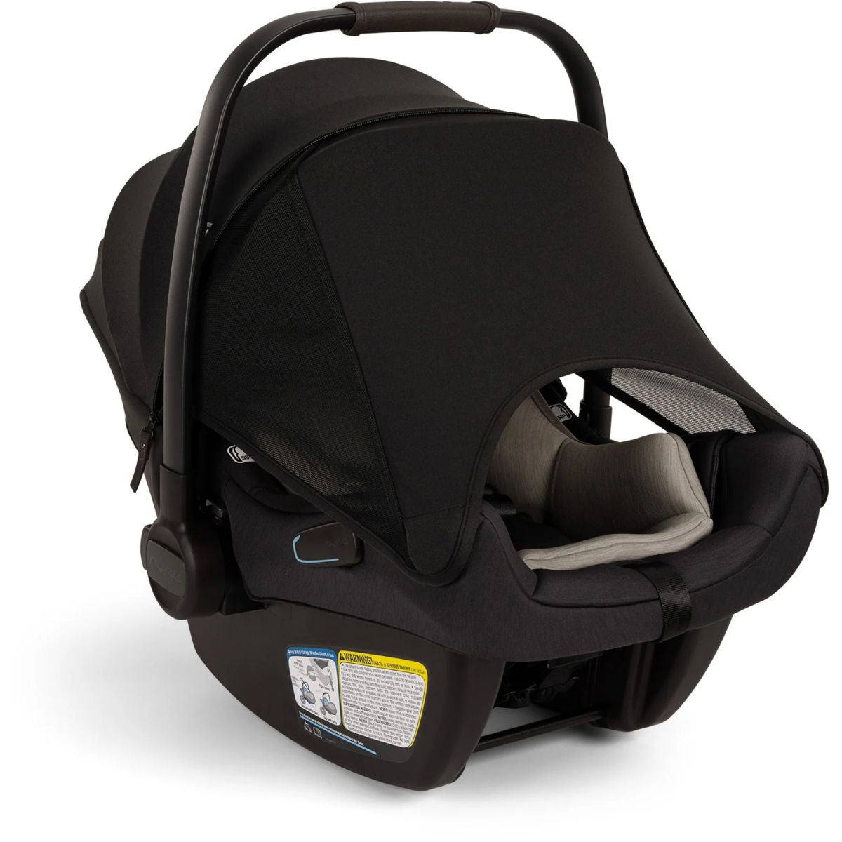 Nuna Pipa Aire + Pipa Series Base - Caviar/Chocolate on Luna Baby Store Miami