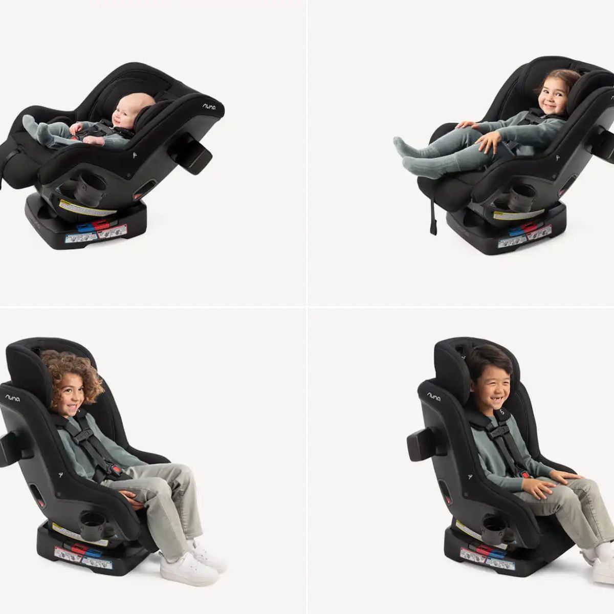 Nuna Rava Next Convertible Car Seat - Caviar