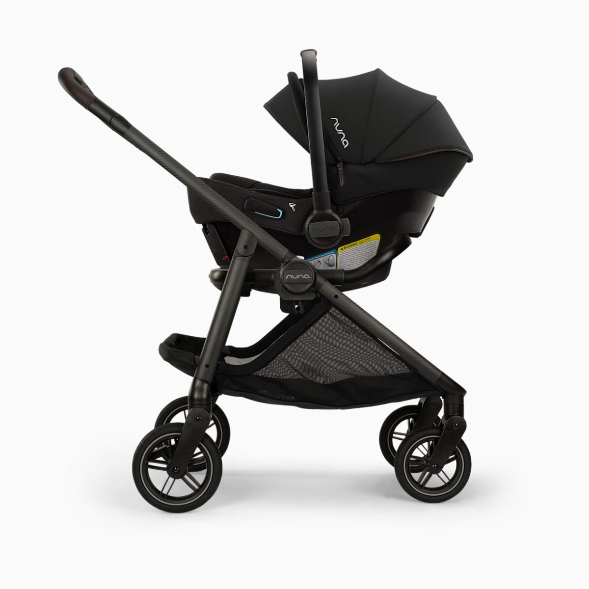 Nuna SWIV Stroller - Caviar/Chocolate on Luna Baby Store Miami