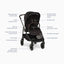 Nuna SWIV Stroller - Caviar/Chocolate on Luna Baby Store Miami
