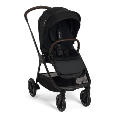 Nuna TRIV Next Stroller w/ Magnetic Buckle - Caviar/Chocolate