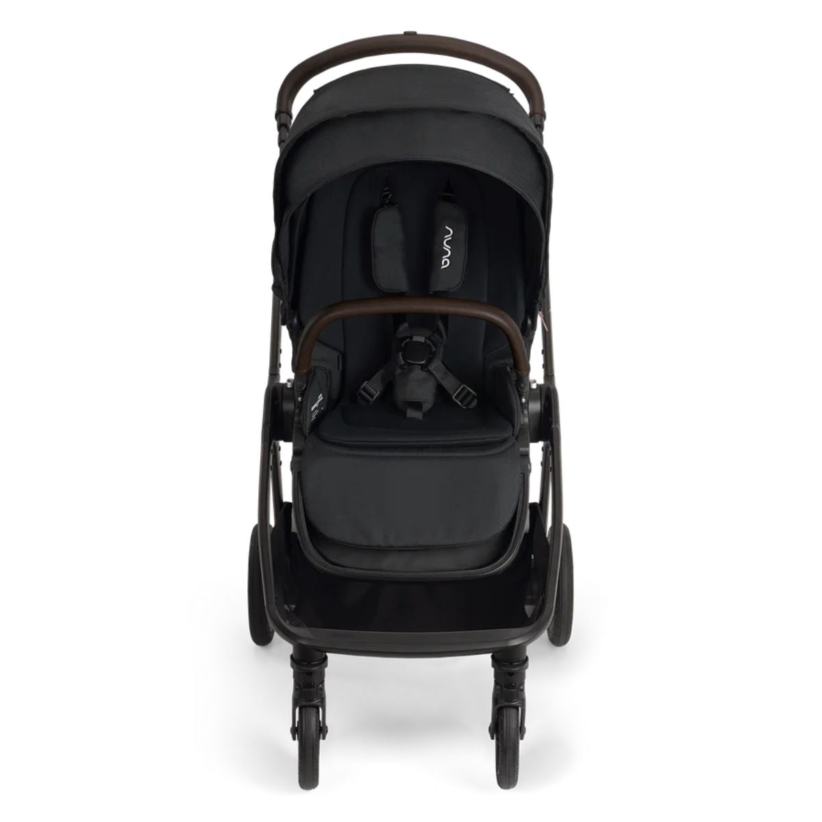 Nuna TRIV Next Stroller w/ Magnetic Buckle - Caviar/Chocolate