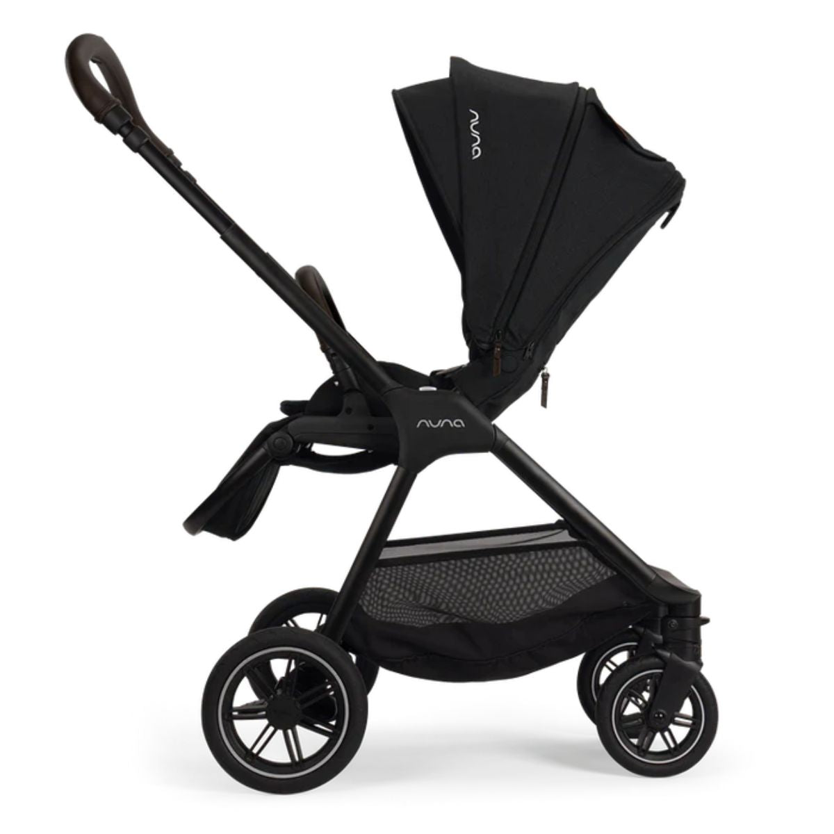 Nuna TRIV next + PIPA urbn Travel System - Caviar / Chocolate on Luna Baby Store Miami