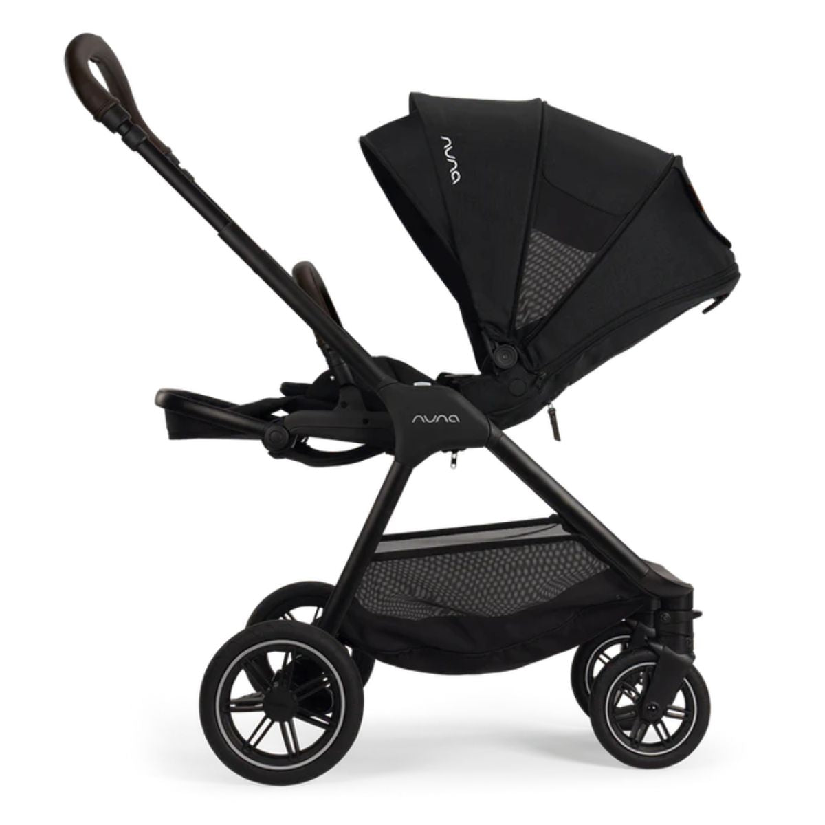 Nuna TRIV next + PIPA urbn Travel System - Caviar / Chocolate on Luna Baby Store Miami