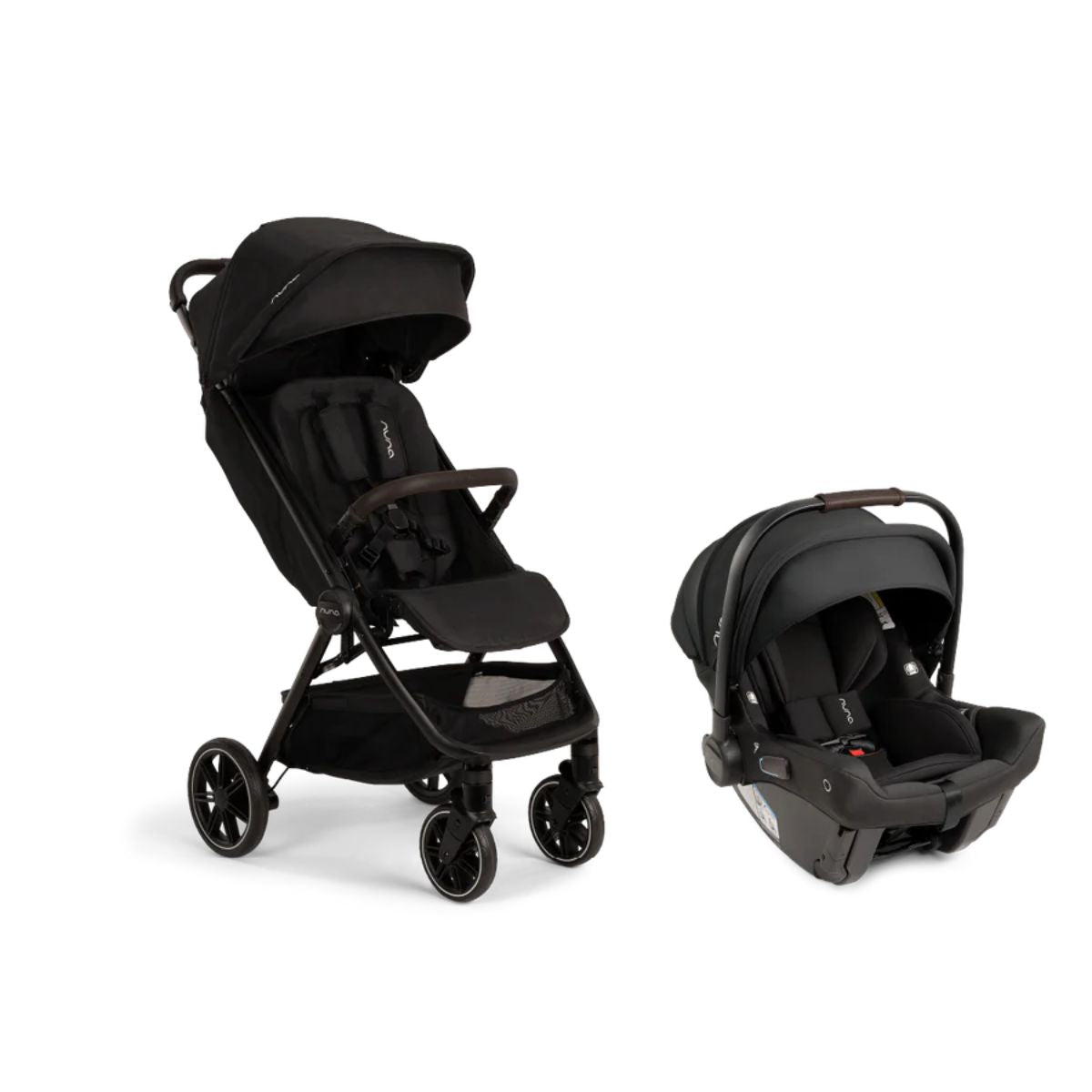 Nuna TRVL LX + PIPA urbn Travel System - Caviar/Chocolate on Luna Baby Store Miami