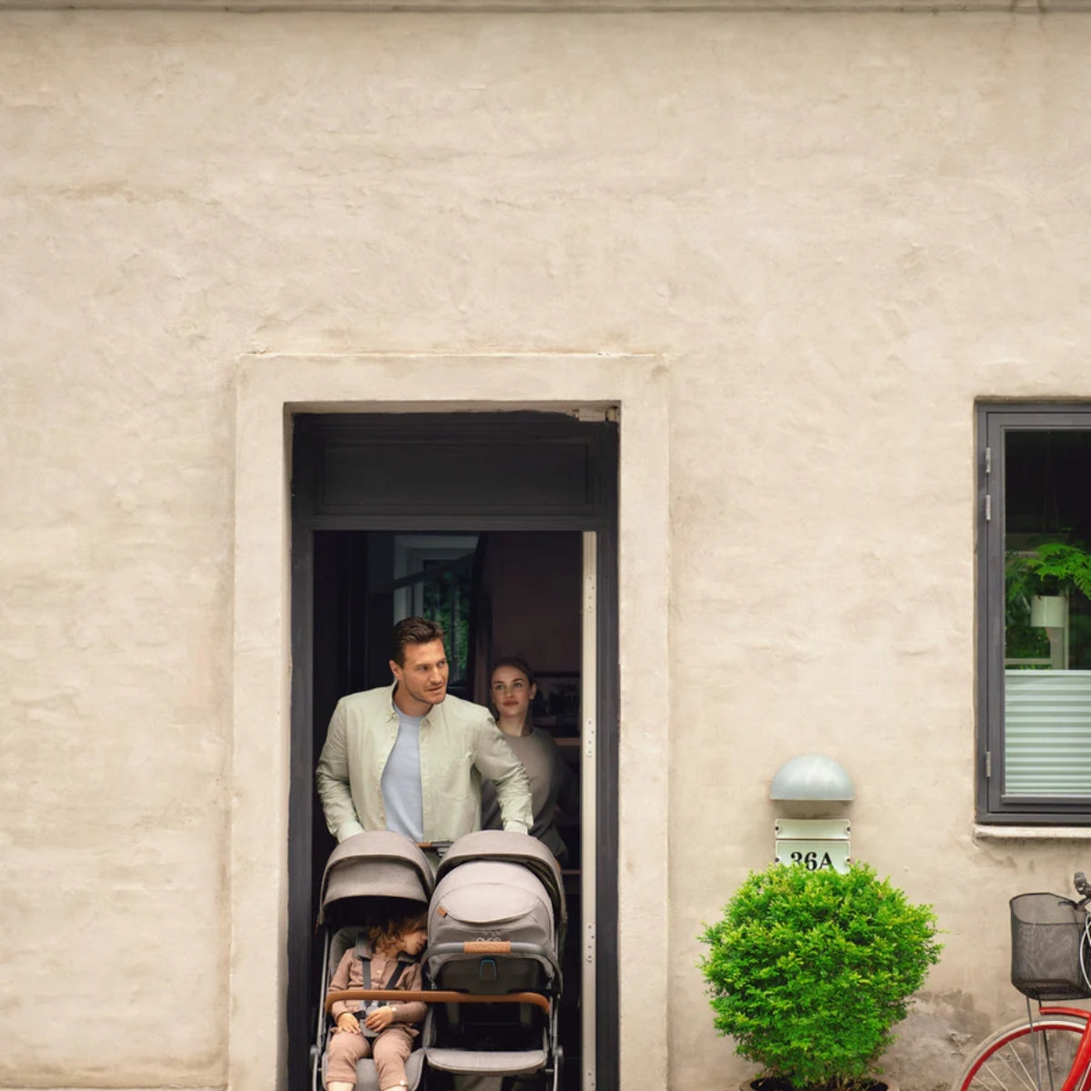 Nuna Trvl Dubl Stroller - Granite