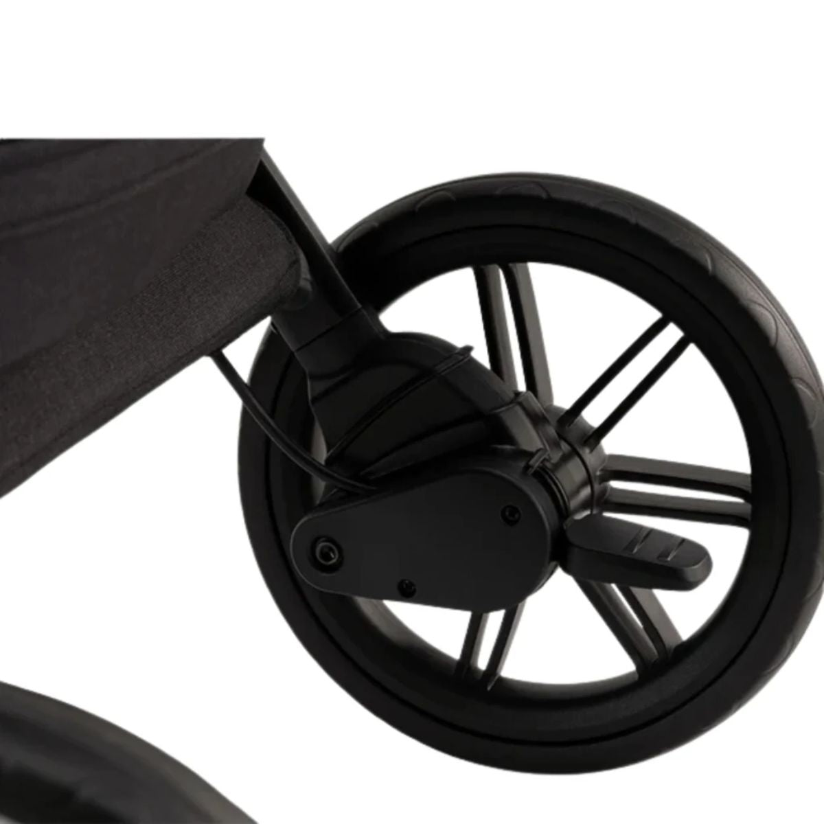 Nuna Trvl Lx Stroller - Caviar/Chocolate on Luna Baby Store Miami