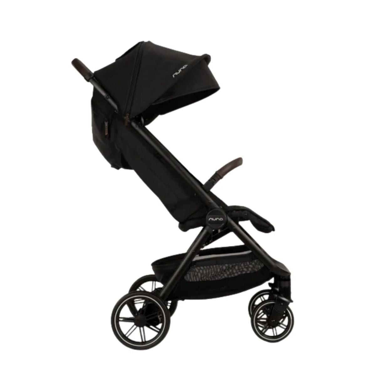 Nuna Trvl Lx Stroller - Caviar/Chocolate on Luna Baby Store Miami