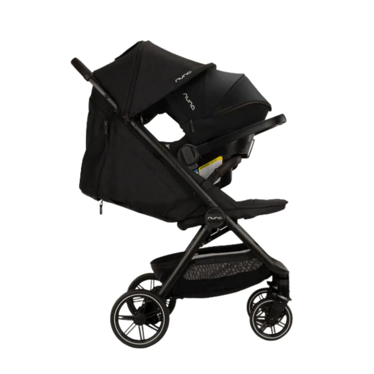 Nuna Trvl Lx Stroller - Caviar/Chocolate