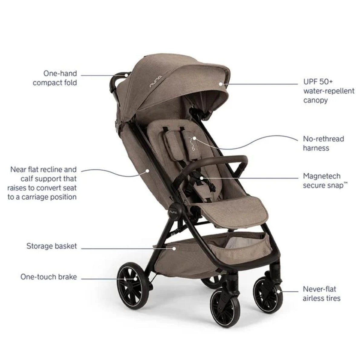 Nuna Trvl Lx + Pipa Urbn Travel System - Cedar