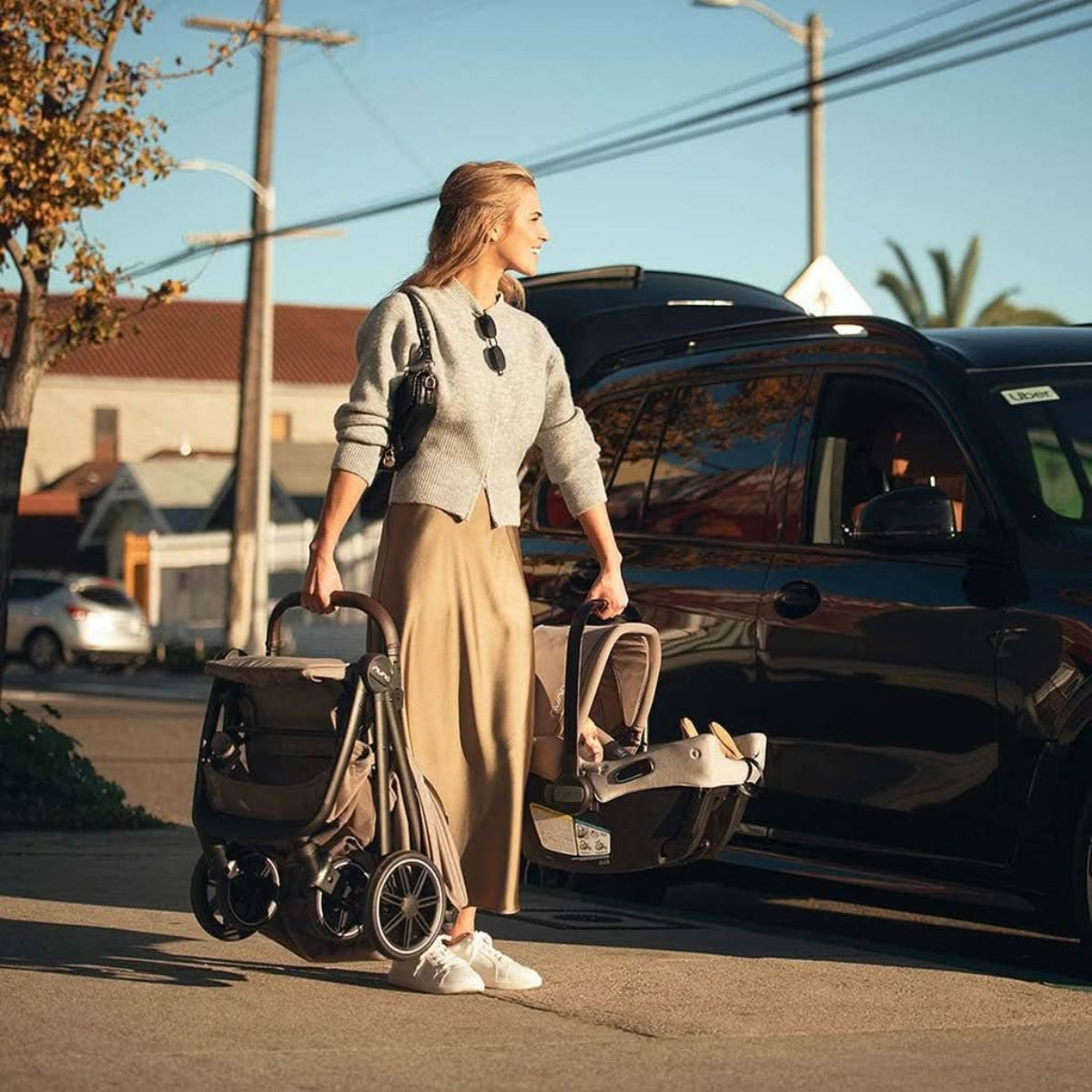 Nuna Trvl Lx + Pipa Urbn Travel System - Granite - Baseless Installation for Maximum Convenience
