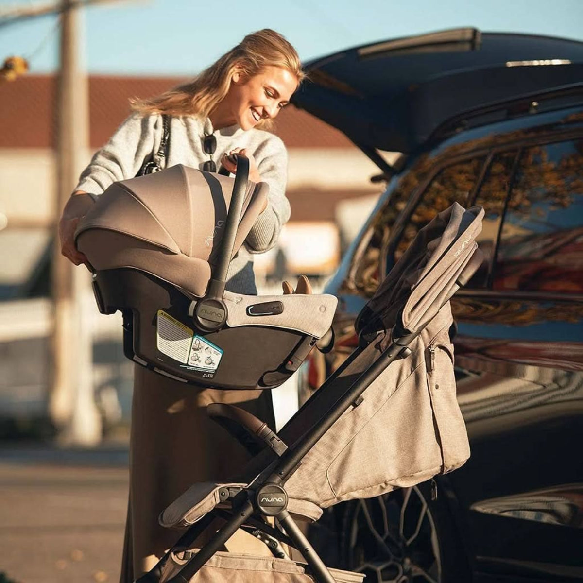 Nuna Trvl Lx + Pipa Urbn Travel System - Granite - Seamless All in One Travel System