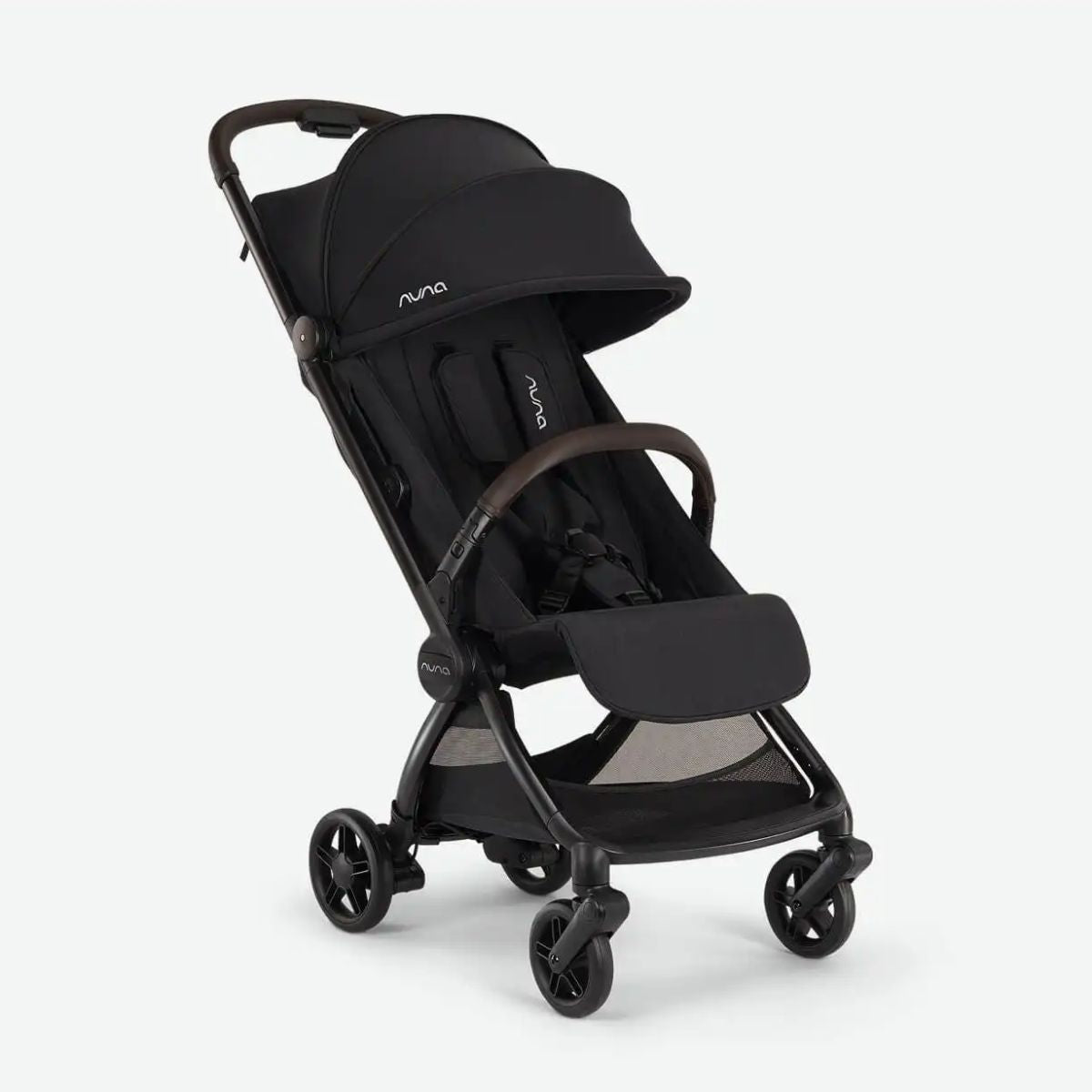 Nuna VIAA cabn Lightweight Travel Stroller -  Caviar on Luna Baby Store Miami