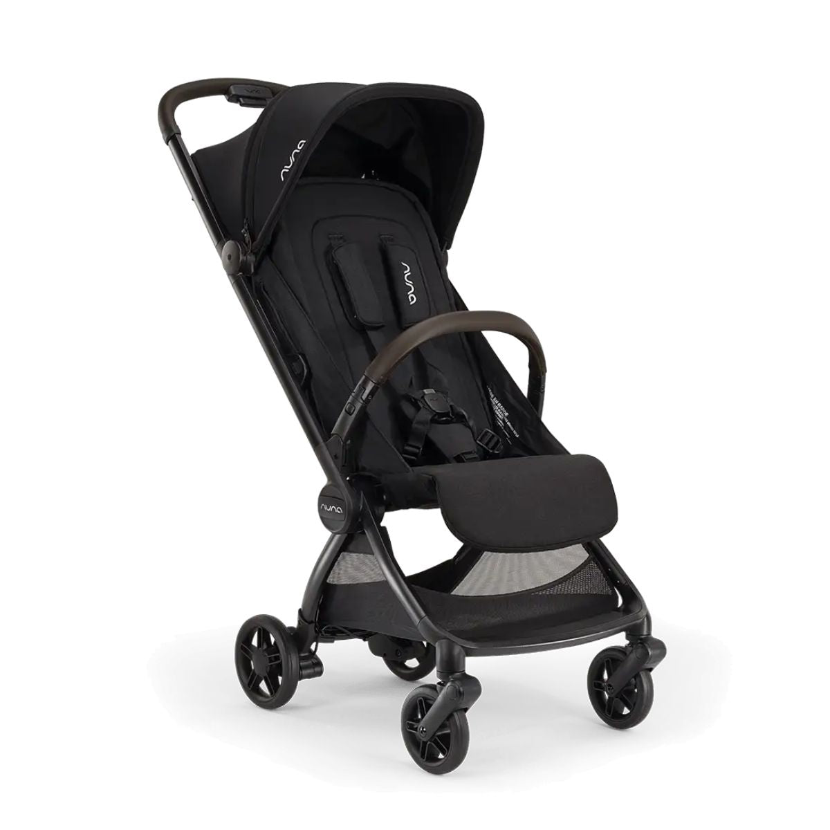 Nuna VIAA cabn Lightweight Travel Stroller -  Caviar on Luna Baby Store Miami