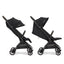 Nuna VIAA cabn Lightweight Travel Stroller -  Caviar on Luna Baby Store Miami