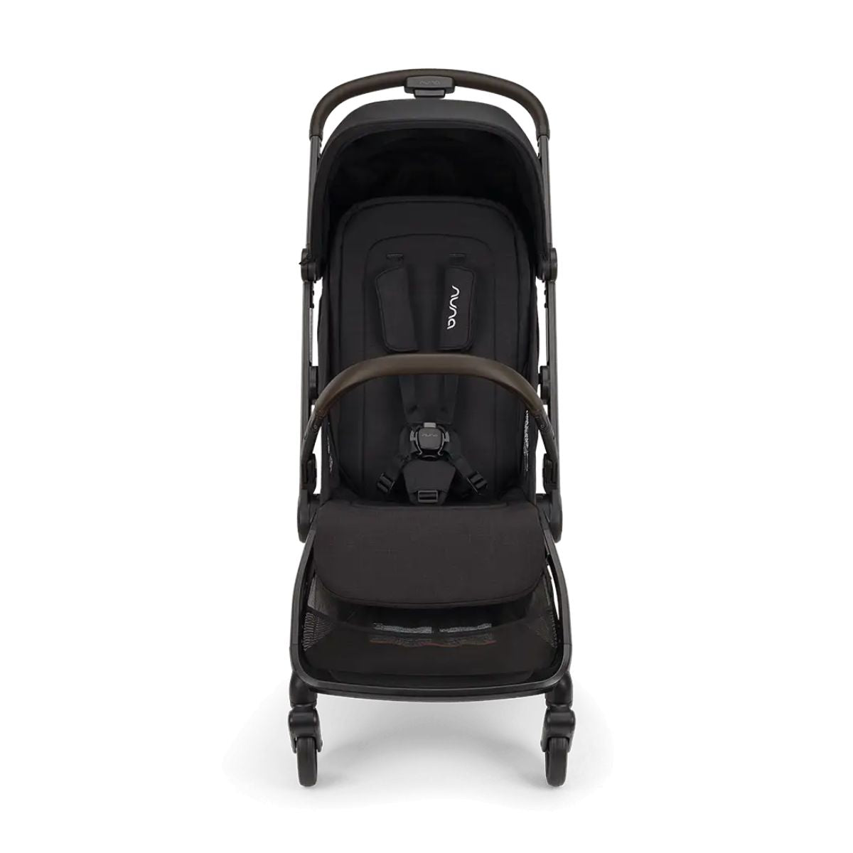 Nuna VIAA cabn Lightweight Travel Stroller -  Caviar on Luna Baby Store Miami