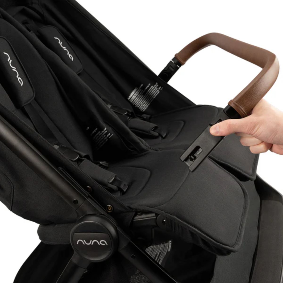 Nuna Trvl Dubl Stroller - Caviar
