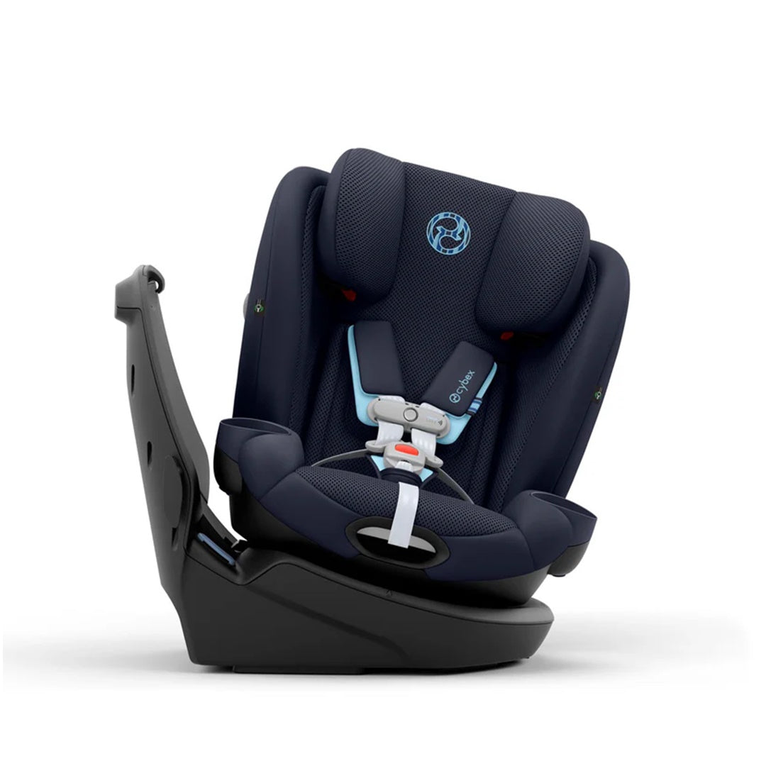 Cadeirinha de Bebê Para Carro Cybex Callisto G 360 Rotating All-in-On Ocean Blue - 360 Degree Rotation for Easy Access