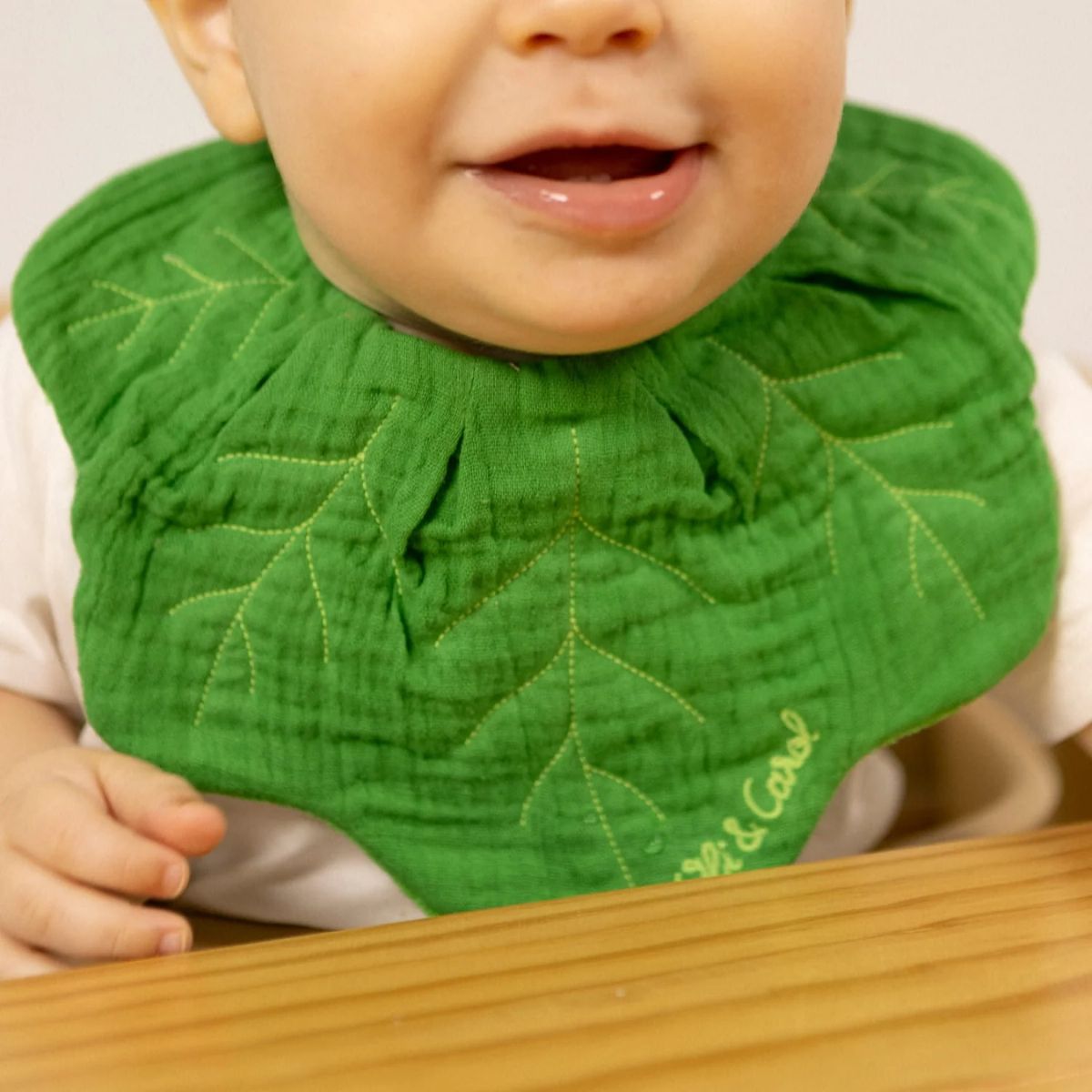Oli & Carol Baby Bib -  Kendall The Kale