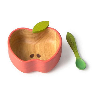 Oli & Carol Dinnerware Bowl & Spoon Set - Pepa The Apple
