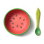 Oli & Carol Dinnerware Bowl & Spoon Set - Wally The Watermelon on Luna Baby Store Miami