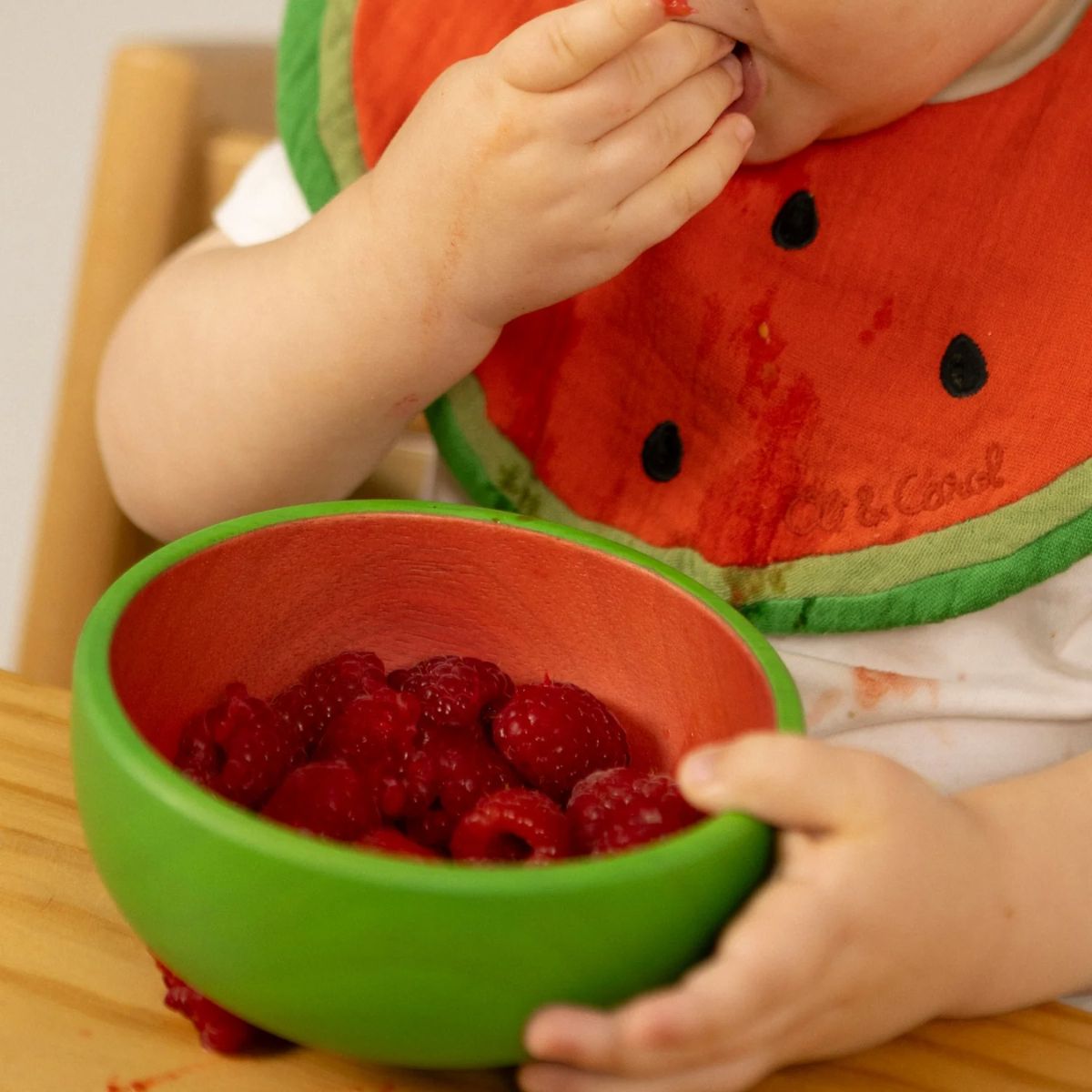 Oli & Carol Dinnerware Bowl & Spoon Set - Wally The Watermelon