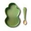 Oli & Carol Dinnerware Plate & Spoon Set - Kendall The Kale on Luna Baby Store Miami