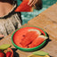 Oli & Carol Dinnerware Plate & Spoon Set - Wally The Watermelon on Luna Baby Store Miami