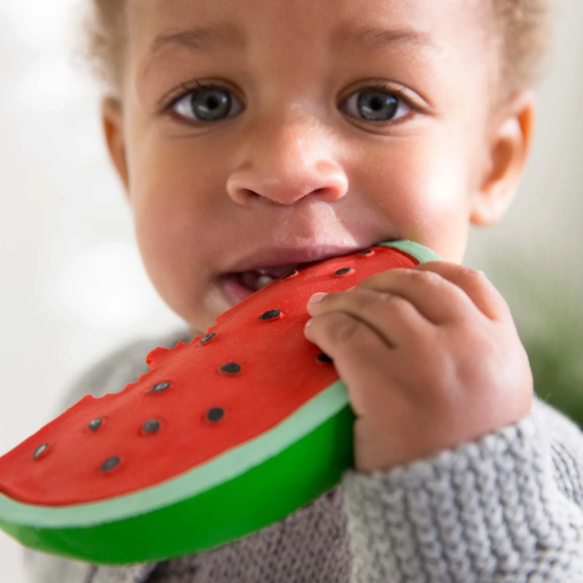 Olí & Carol Fruit Teether - Wally The Watermelon - 100% Natural & Baby-Safe Materials