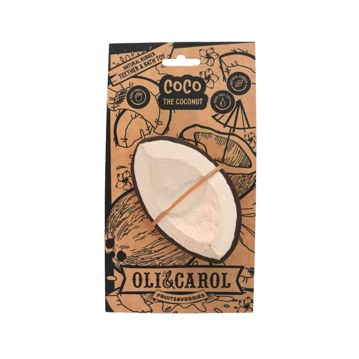 Olí & Carol Fruit Teether - Coco The Coconut