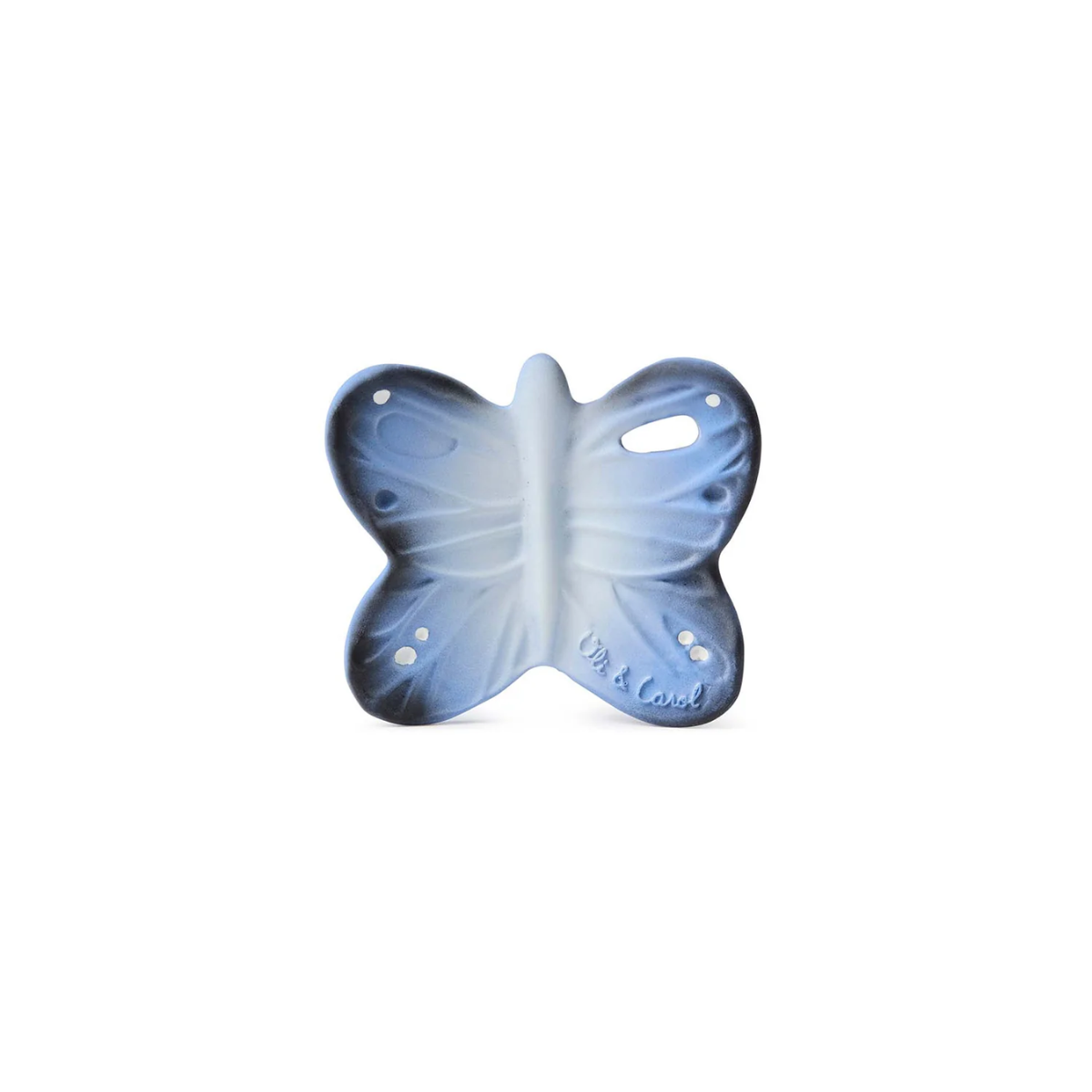 Olí & Carol Mini Teether - Blue The Butterfly