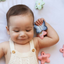 Olí & Carol Mini Teether - Blue The Butterfly