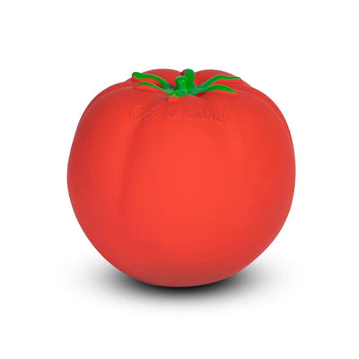 Oli+Carol Sensorial Ball Baby Teether & Bath Toy Natural Rubber - Tomato Cabbage