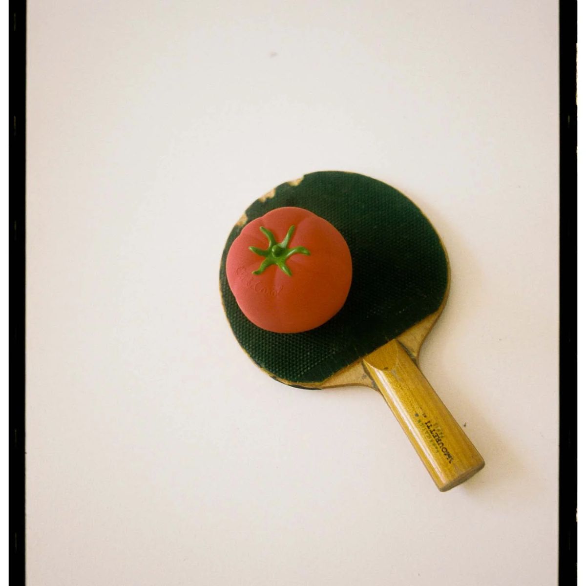 Oli+Carol Sensorial Ball Baby Teether & Bath Toy Natural Rubber - Tomato Cabbage on Luna Baby Store Miami