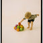 Oli+Carol Sensorial Ball Baby Teether & Bath Toy Natural Rubber - Tomato Cabbage on Luna Baby Store Miami