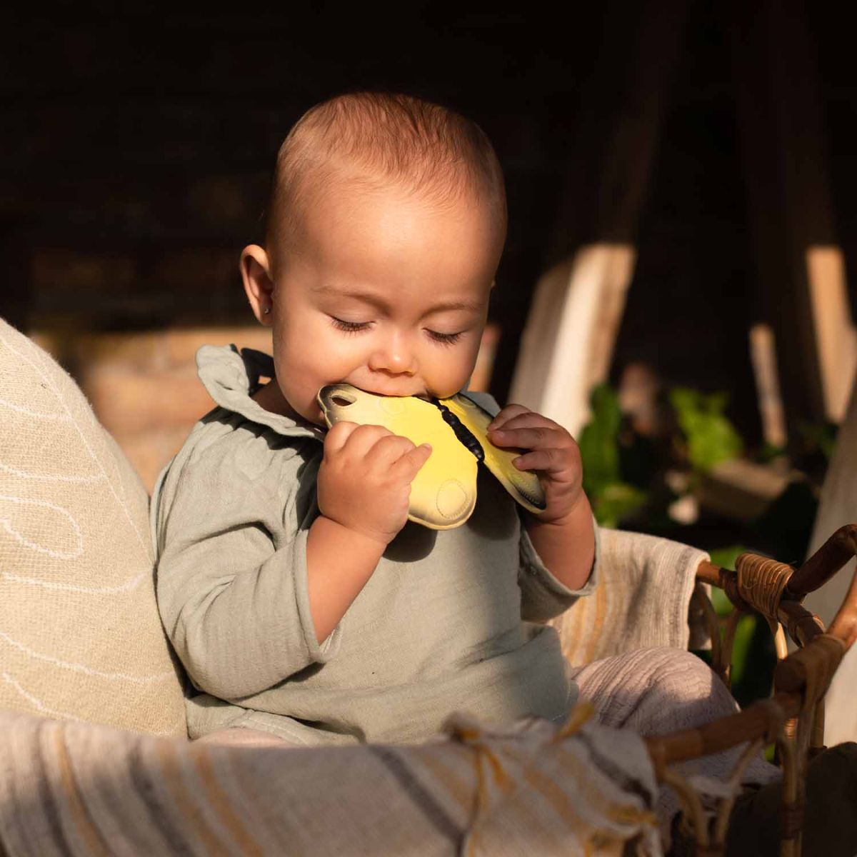 Olí & Carol Teether - Katia The Butterfly - Multi-Purpose Toy for Everyday Use