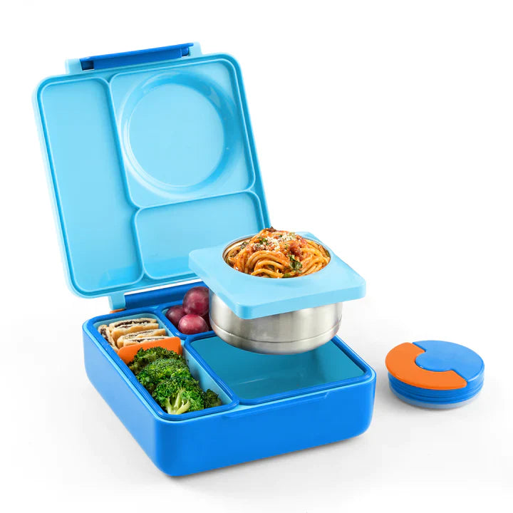 OmieLife OmieBox Insulated Hot & Cold Bento Box - Blue Sky