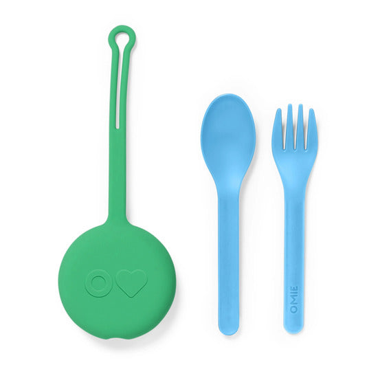 OmieLife OmiePod - Mint Green - Convenient Utensil Storage