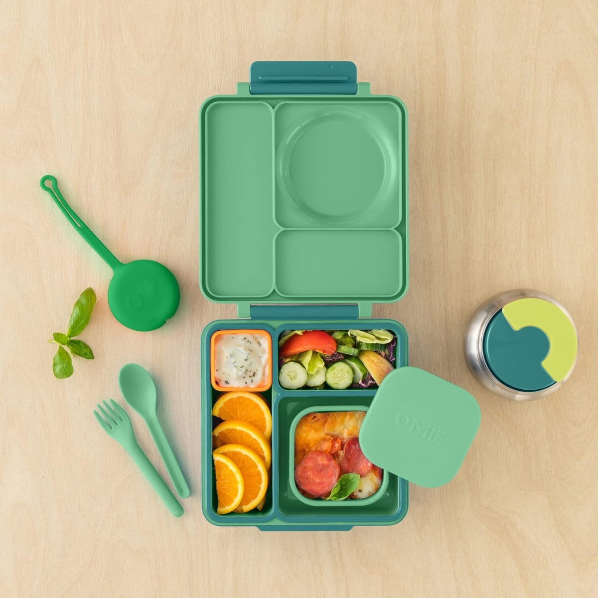 Omie Silicone Snack Container - Green