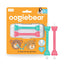 Oogiebear Infant Nose & Ear Cleaner Two Pack - Raspberry/Sea Foam with Case