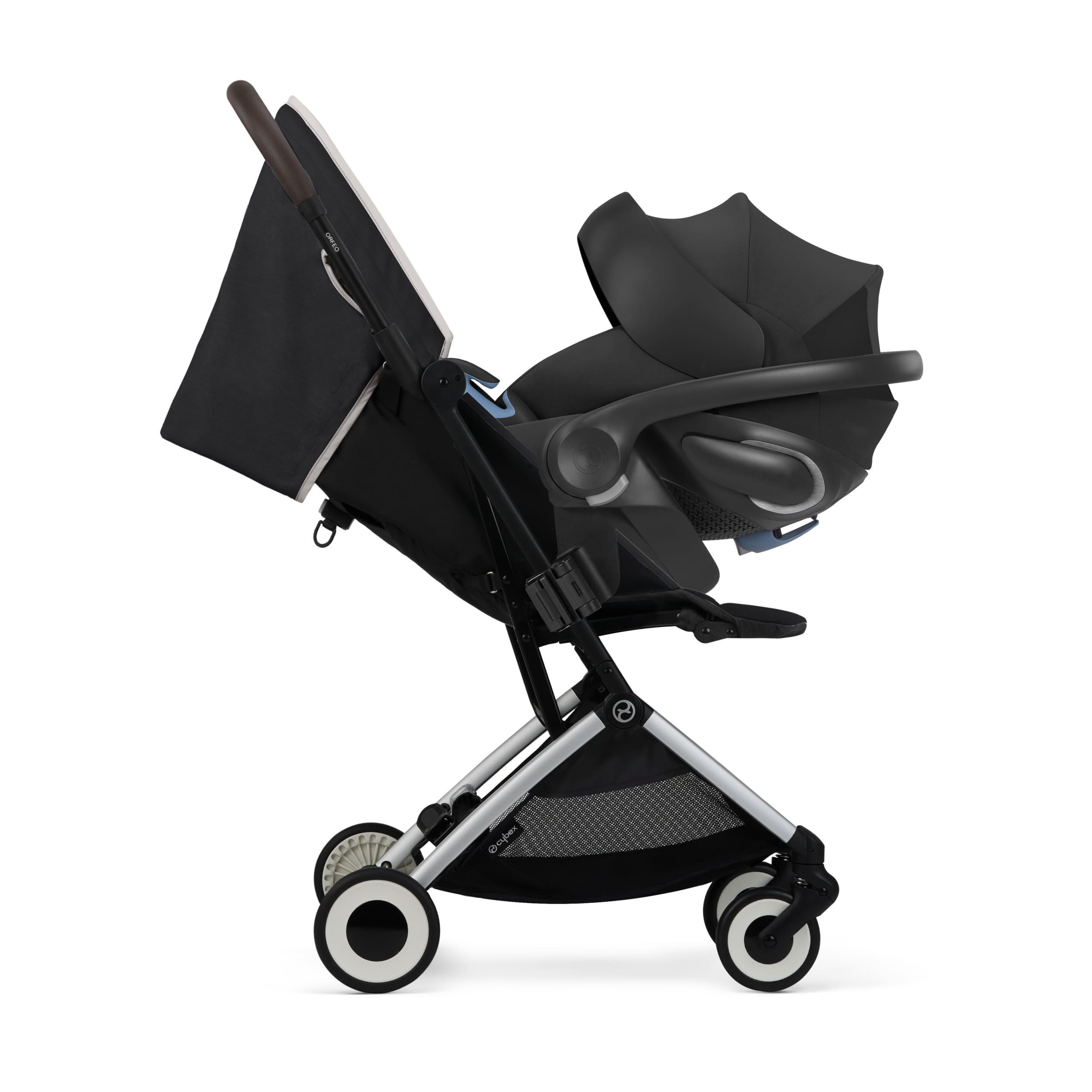 レビュー高評価の商品!の商品をすべて Cybex Orfeo Stroller Silver/Moon Black i Luna Baby Store ベビーカー・バギー