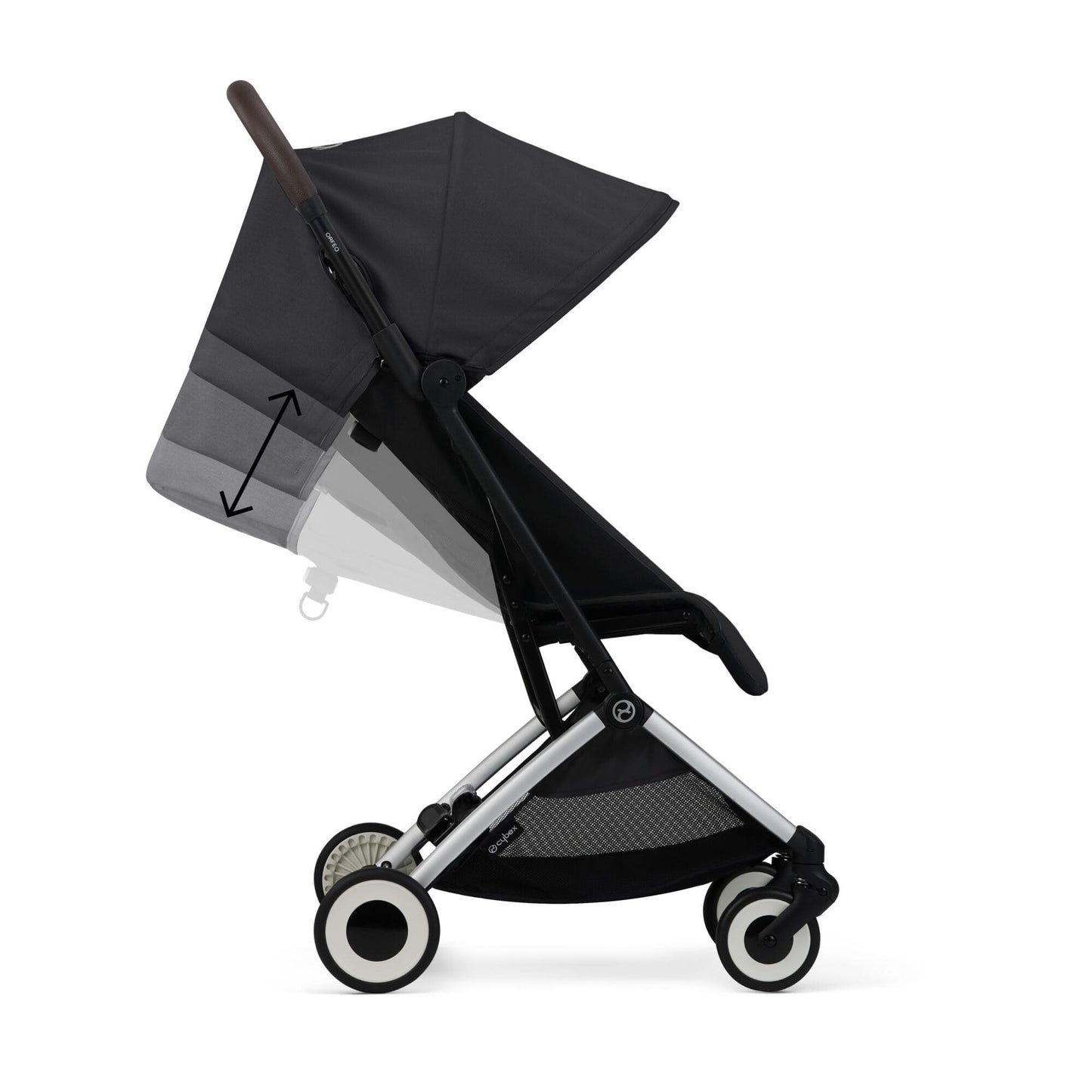 Cybex Orfeo Stroller Silver/Moon Black - Luna Baby Store Miami