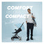 Cybex Orfeo Stroller Silver/Moon Black - Luna Baby Store Miami