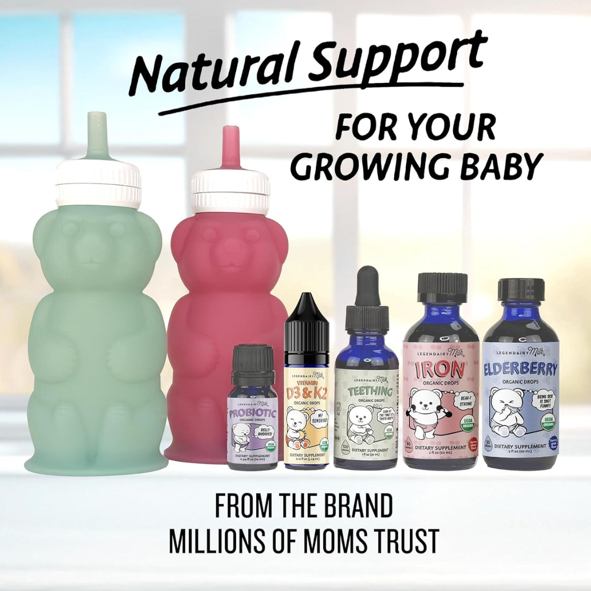 Organic Baby Vitamin D3+K2 Liquid Drops