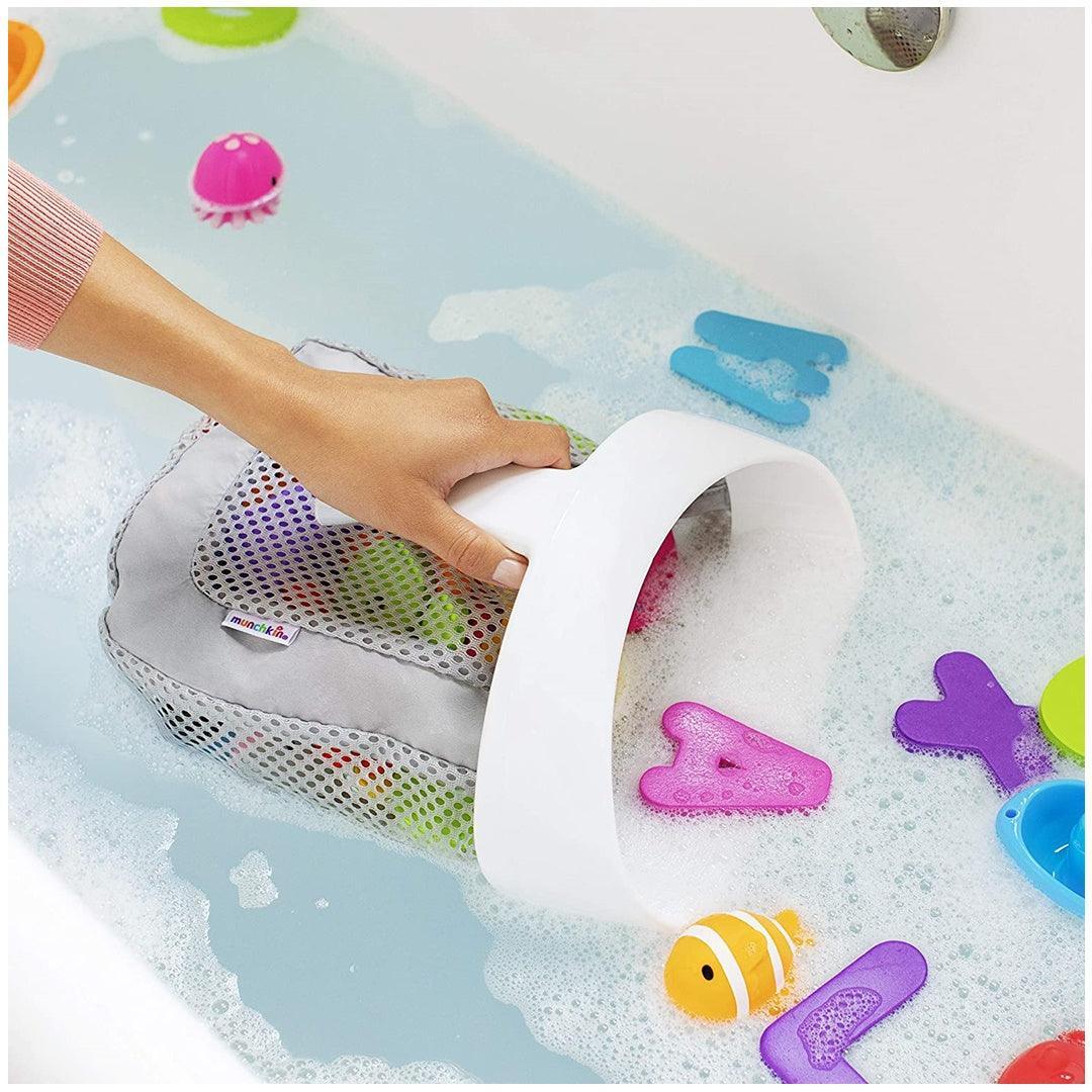Organizador Infantil De Brinquedos De Banho Munchkin Scoop Cinza - Munchkin Babytunes
