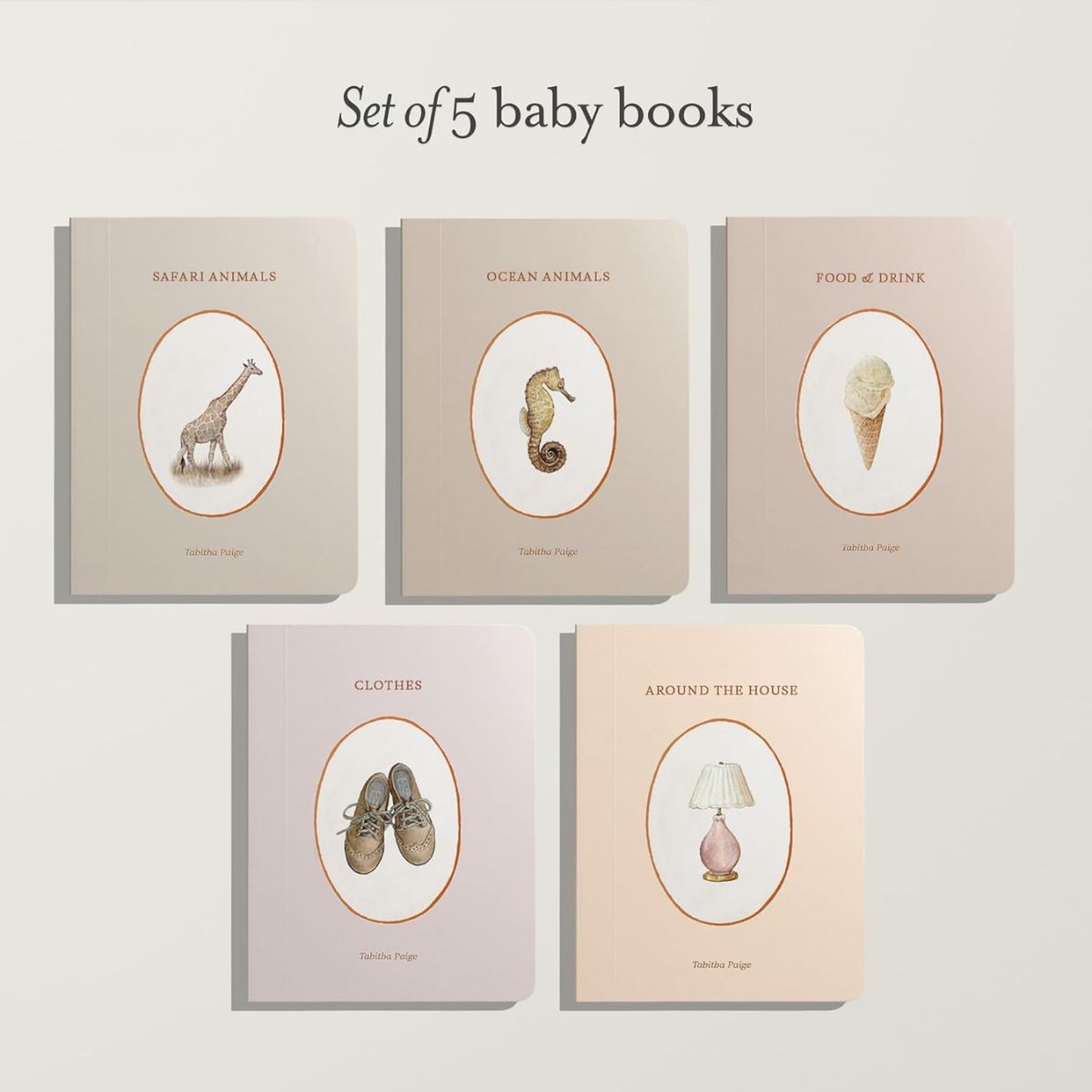 Our Little Library: A Foundational Language Vocabulary Board Book Set for Babies Vol 2 on Luna Baby Store Miami