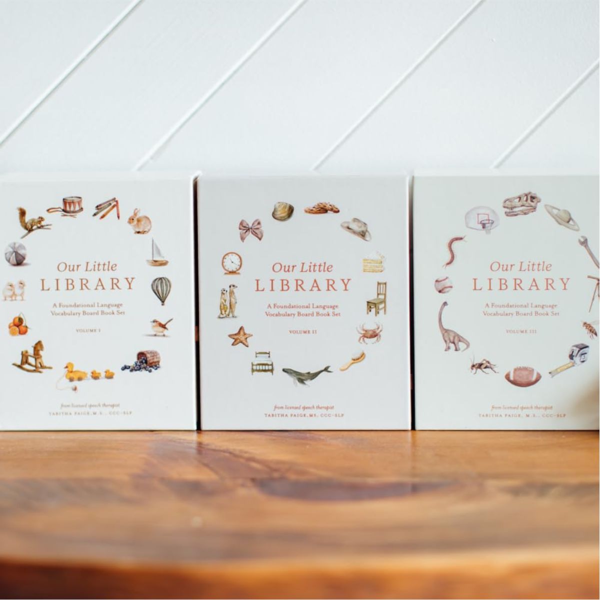 Our Little Library: A Foundational Language Vocabulary Board Book Set for Babies Vol 3