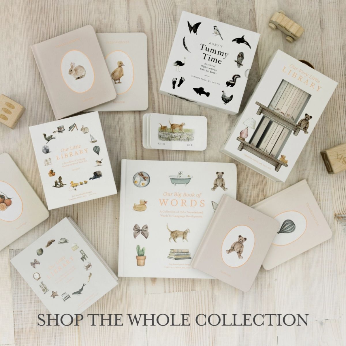 Our Very Little Library Board Book Set - 10 books on Luna Baby Store Miami