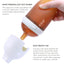 HEORSHE Ultra Wide Neck Baby Bottle 8 OZ - White
