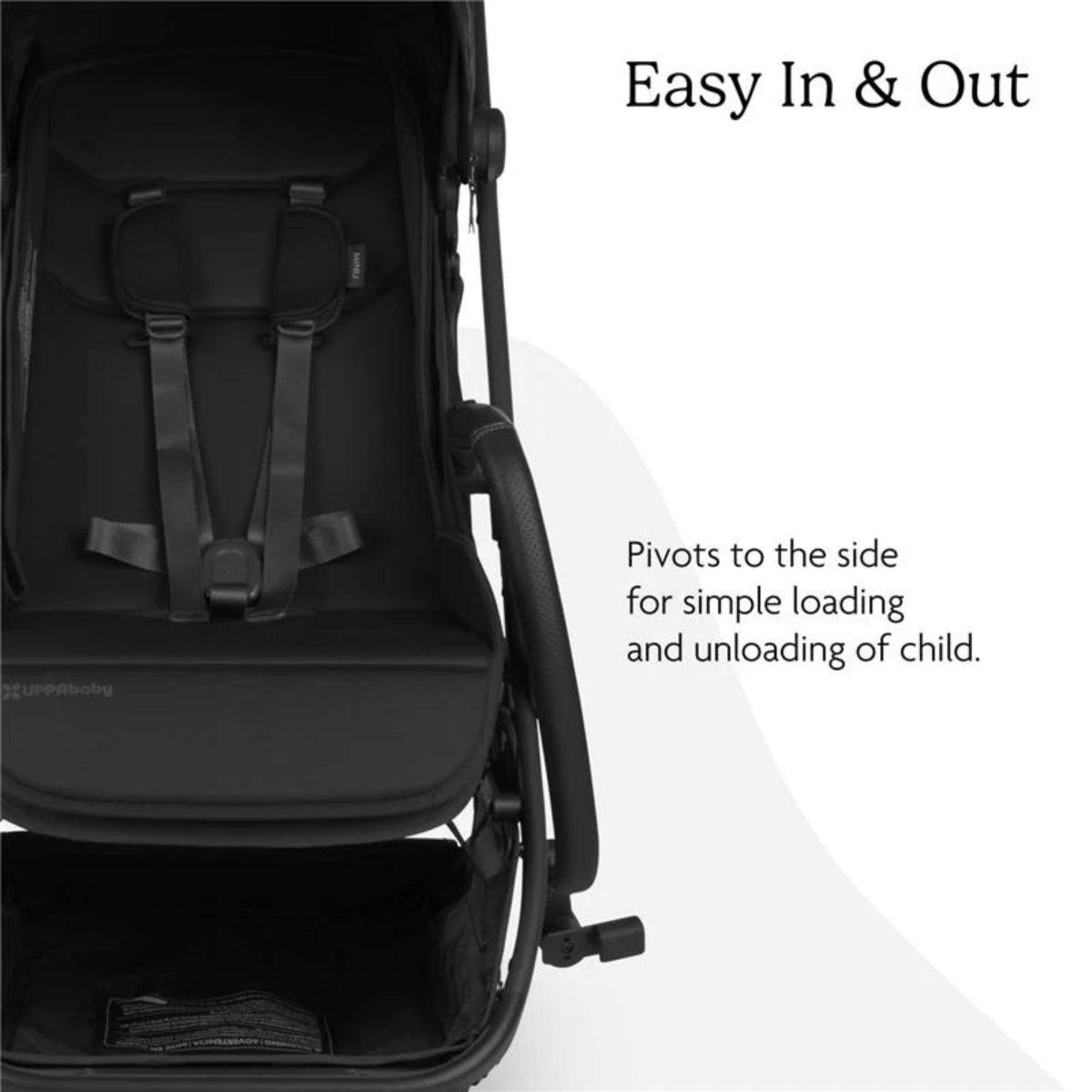 Uppababy - Bumper Bar For Minu V3 - Black - Easy Adapter-Free Installation